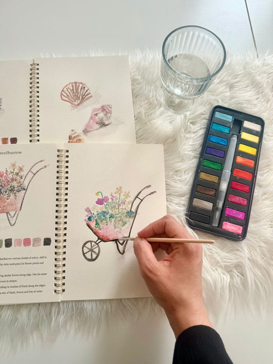 🧘‍♀️ Activité anti-stress à la maison : découvrez le cahier aquarelle qui apaise l’esprit