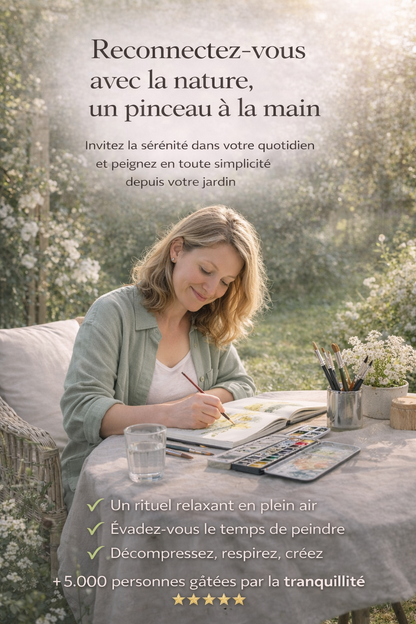 Peignez sans savoir dessiner – Le Cahier Aquarelle Mavida™