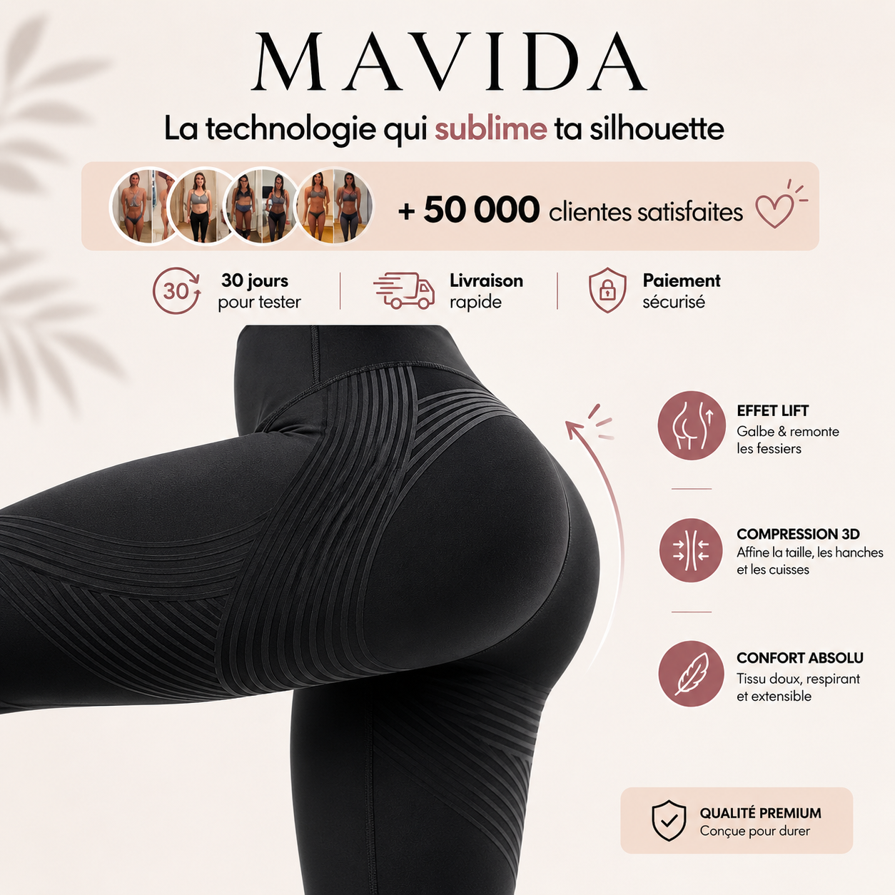 Legging Sculptant 3D