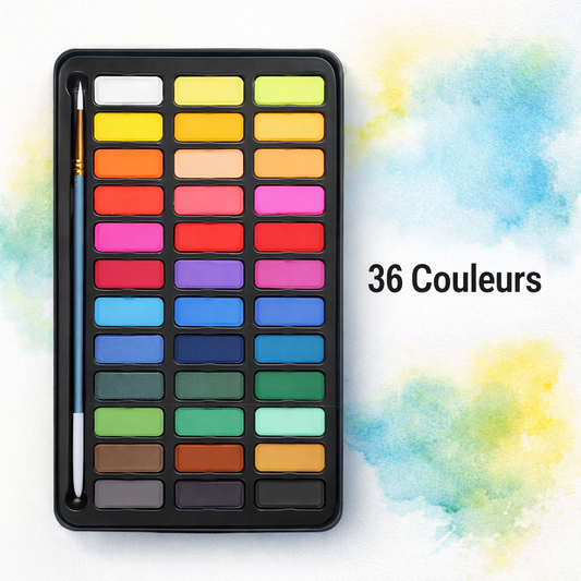 Aquarelles 36 couleurs