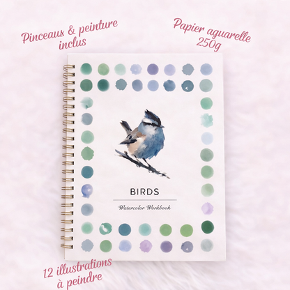 Peignez sans savoir dessiner – Le Cahier Aquarelle Mavida™