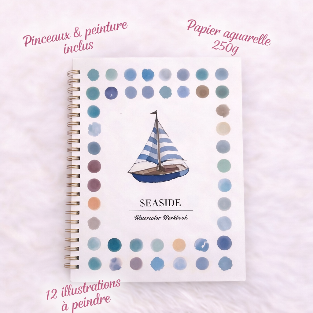 Peignez sans savoir dessiner – Le Cahier Aquarelle Mavida™