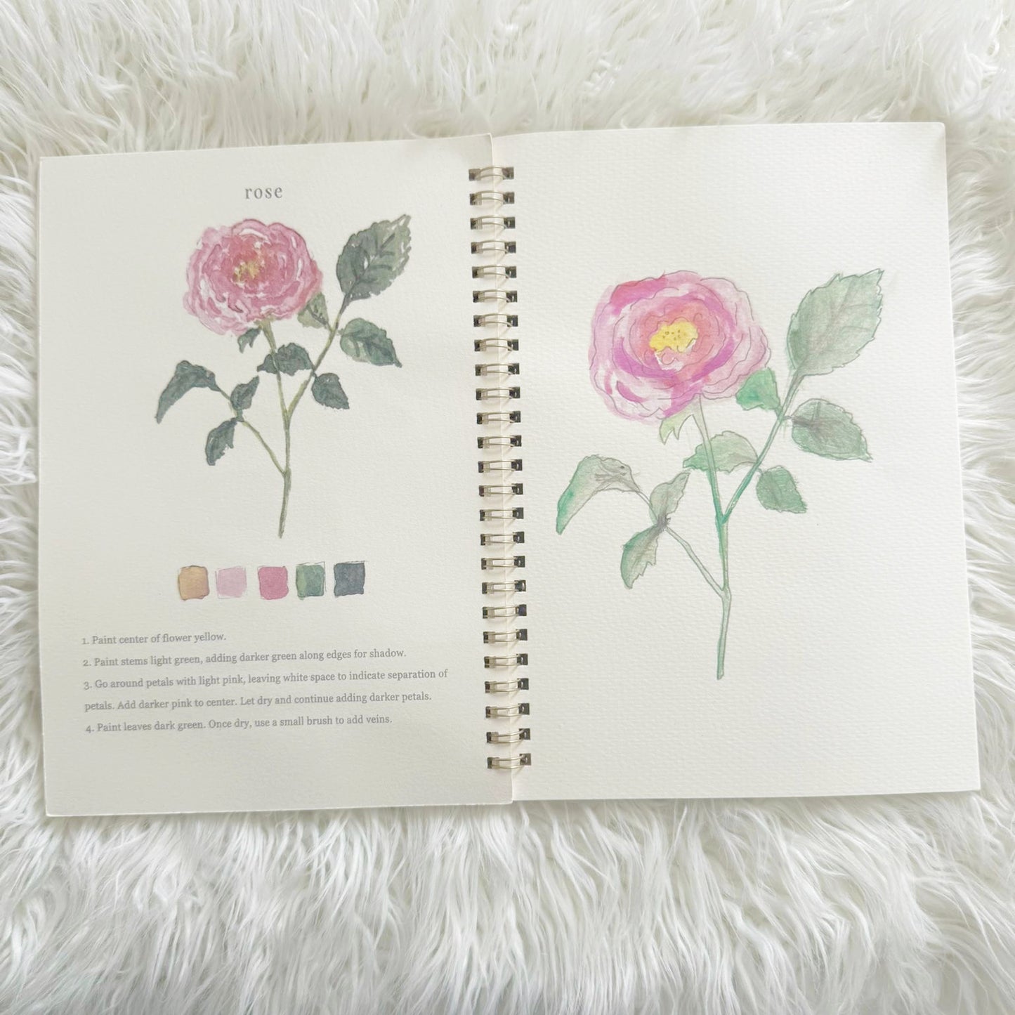 Peignez sans savoir dessiner – Le Cahier Aquarelle Mavida™