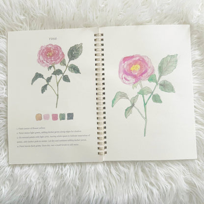 Peignez sans savoir dessiner – Le Cahier Aquarelle Mavida™