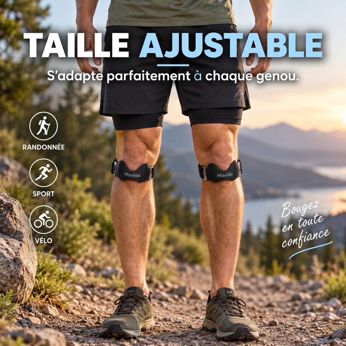 Sangle de soutien pour genou – MAVIDA
