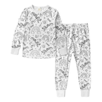 Pyjama 2 pièces à colorier